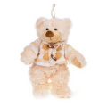 Plush Chocolate Bear Key Ring Toy